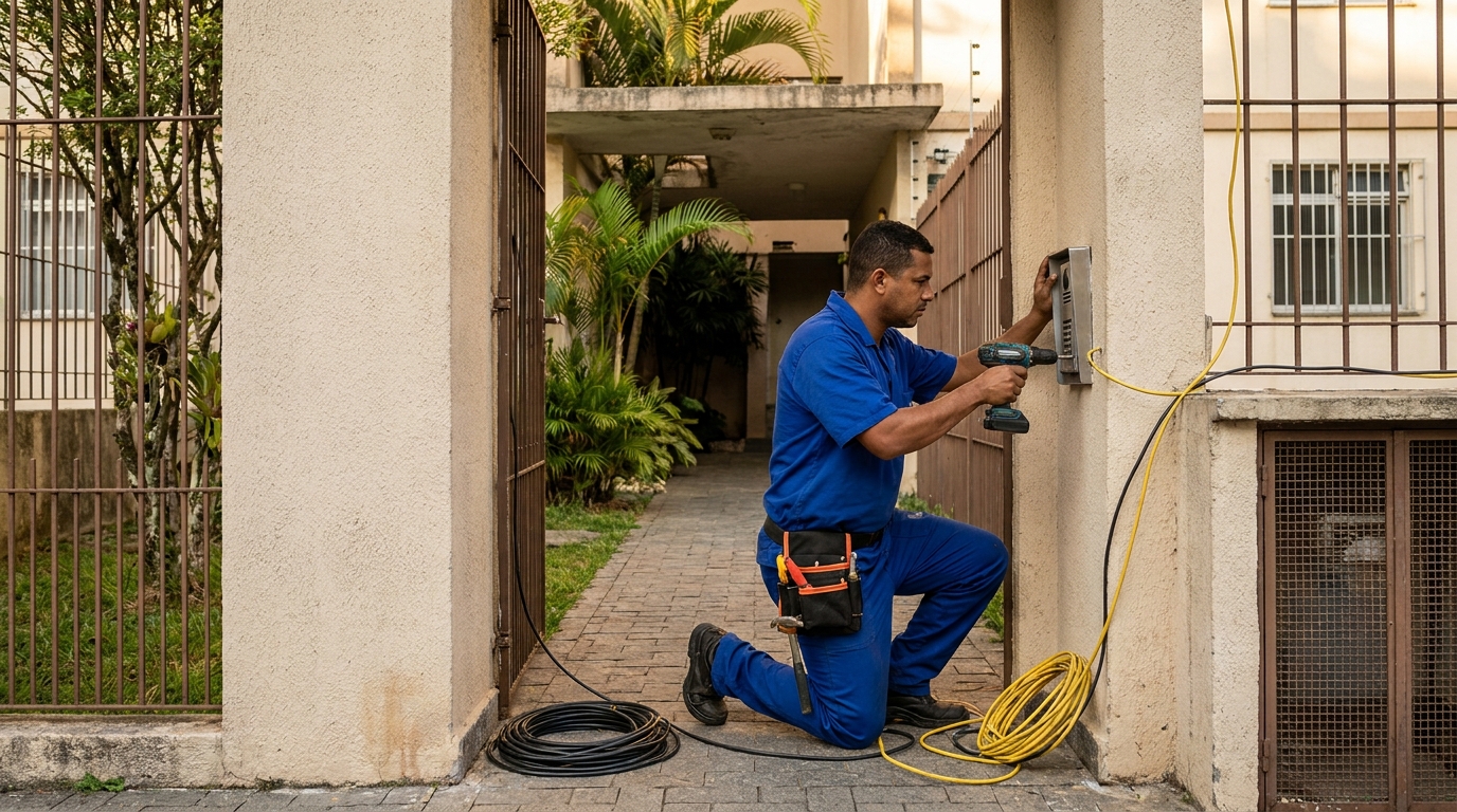 Instalacao de interfone profissional em Florianópolis‑SC